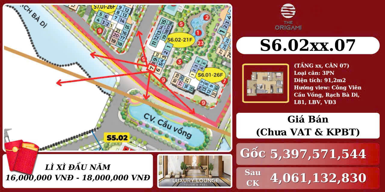 Thông Tin Căn hộ S602